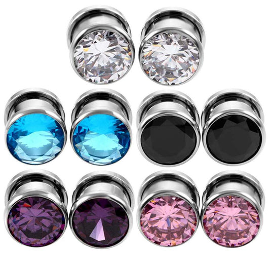 Stainless steel zircon auricle