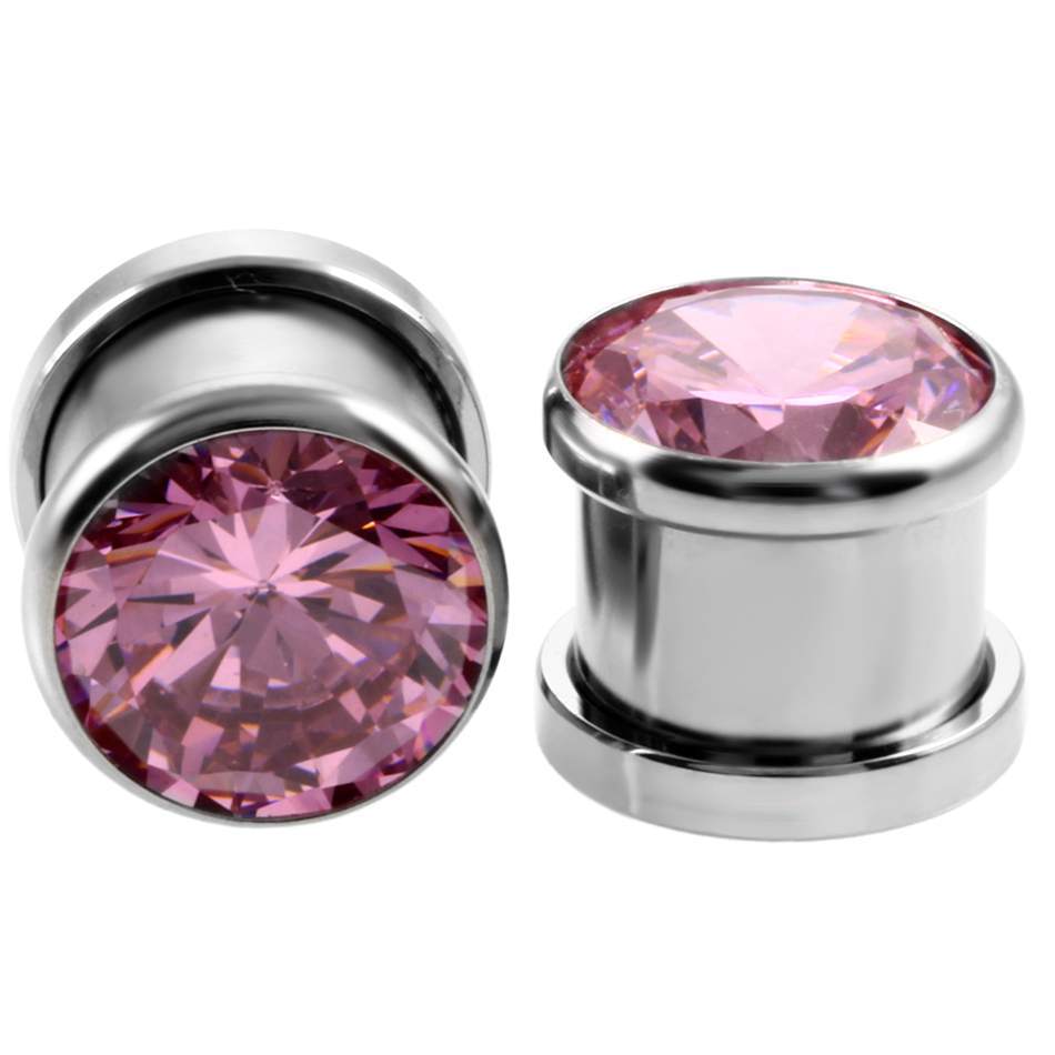 Stainless steel zircon auricle