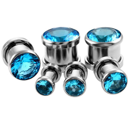 Stainless steel zircon auricle