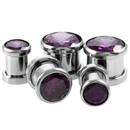 Stainless steel zircon auricle