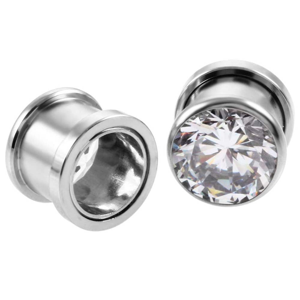 Stainless steel zircon auricle