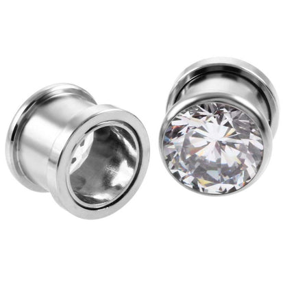 Stainless steel zircon auricle