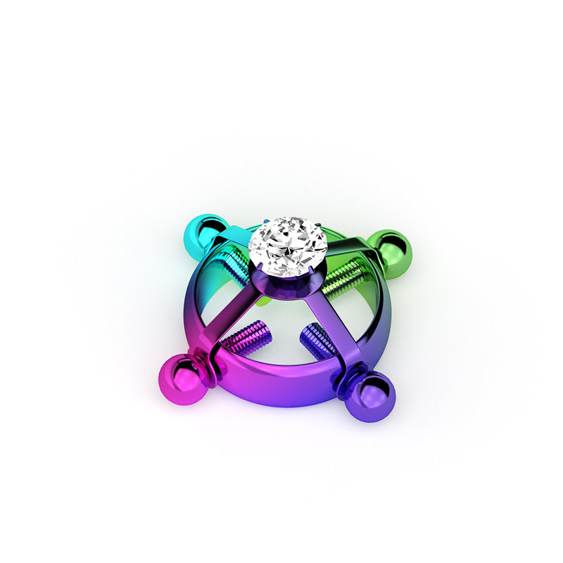 Stainless Steel Zircon Non-Perforated Body Piercing Jewelry