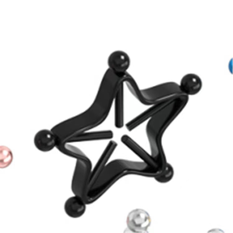 Stainless Steel Zircon Non-Perforated Body Piercing Jewelry