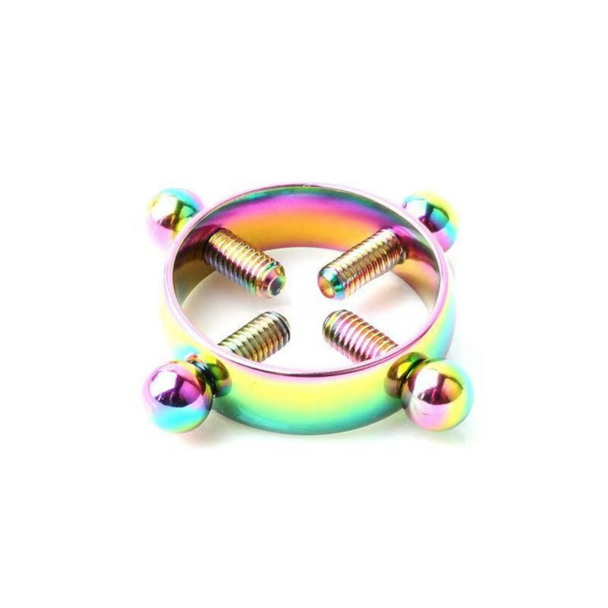 Stainless Steel Zircon Non-Perforated Body Piercing Jewelry