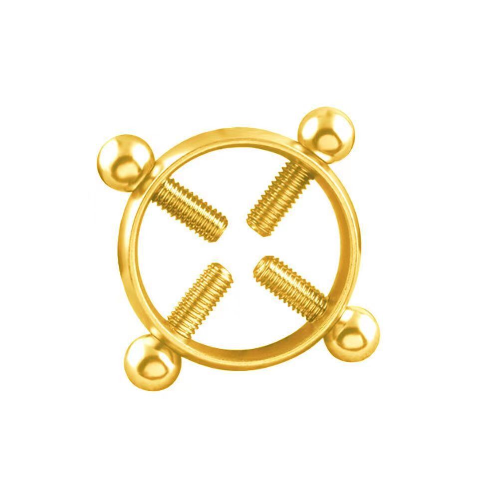 Stainless Steel Zircon Non-Perforated Body Piercing Jewelry