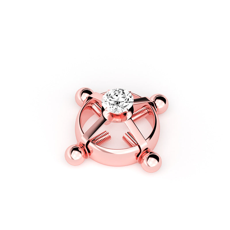 Stainless Steel Zircon Non-Perforated Body Piercing Jewelry