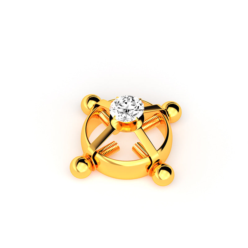 Stainless Steel Zircon Non-Perforated Body Piercing Jewelry