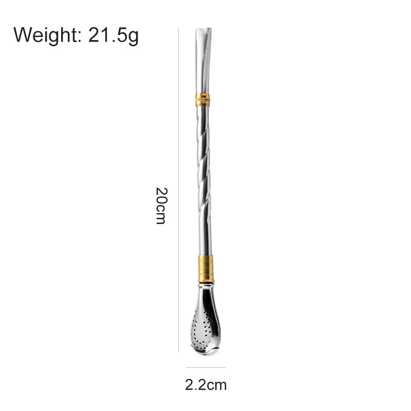 Stainless Straw Spoon