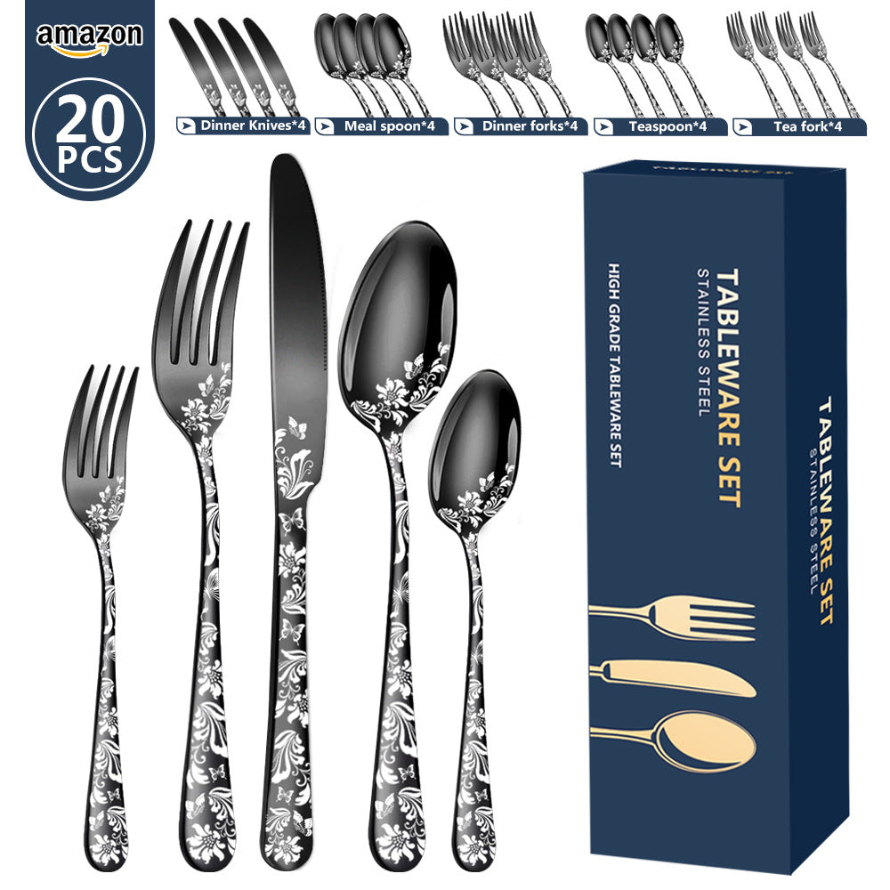 stainless tableware