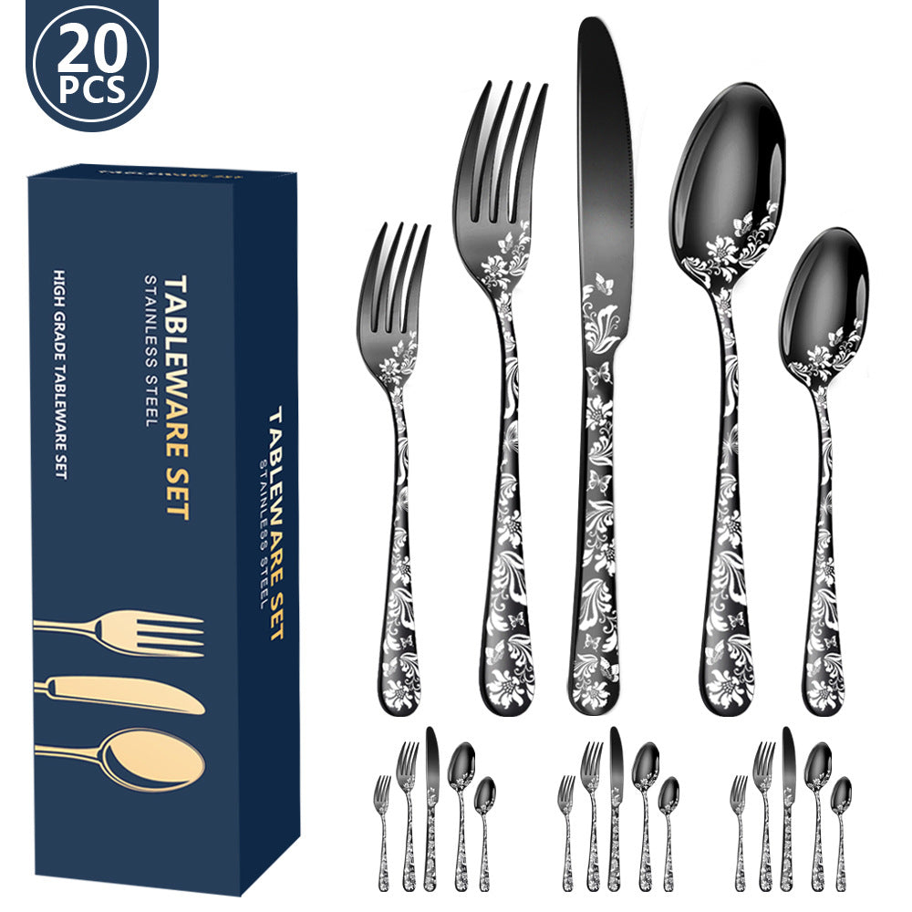 stainless tableware