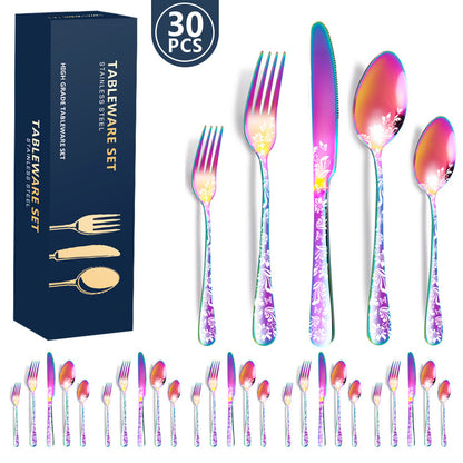 stainless tableware