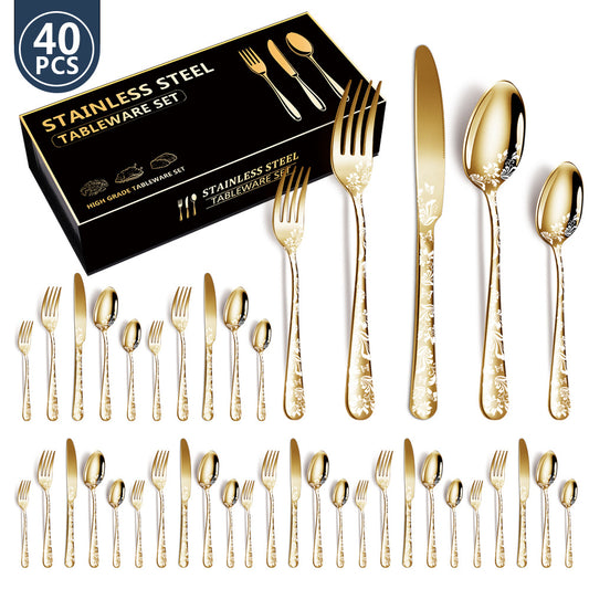 stainless tableware