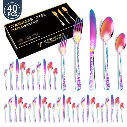 stainless tableware