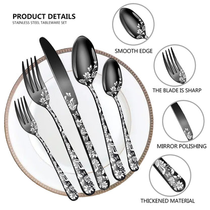 stainless tableware