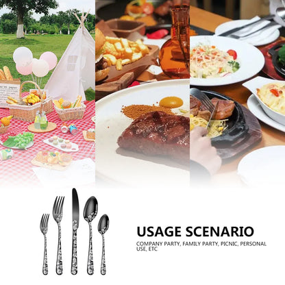 stainless tableware