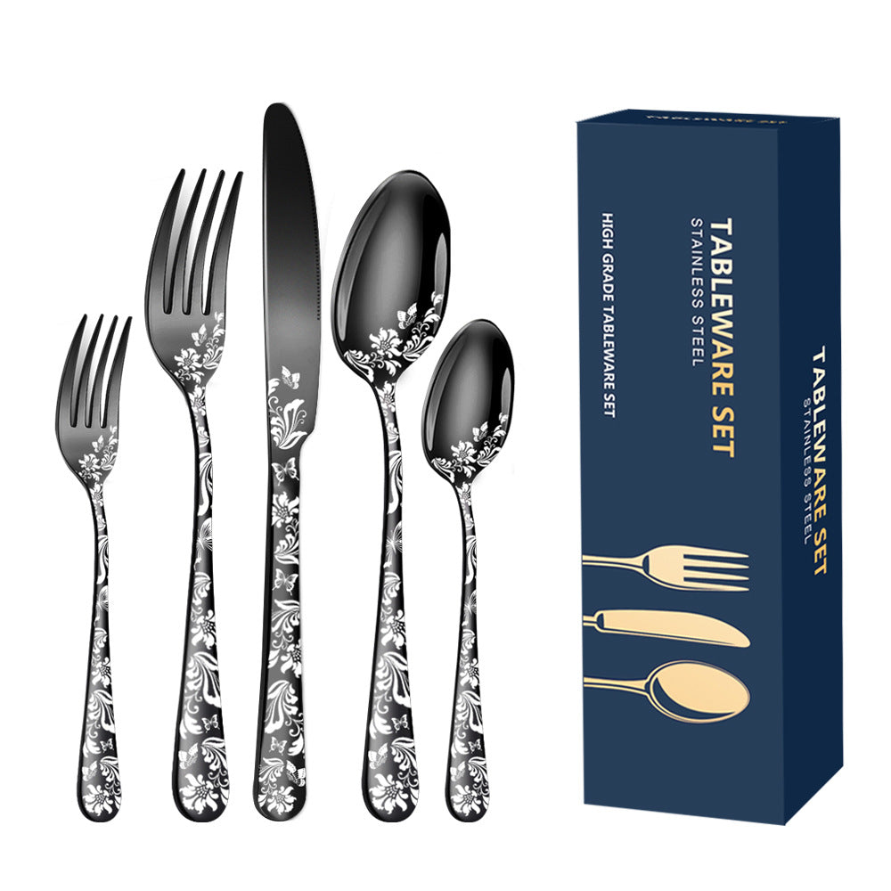 stainless tableware