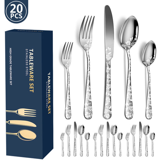 stainless tableware