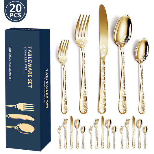 stainless tableware