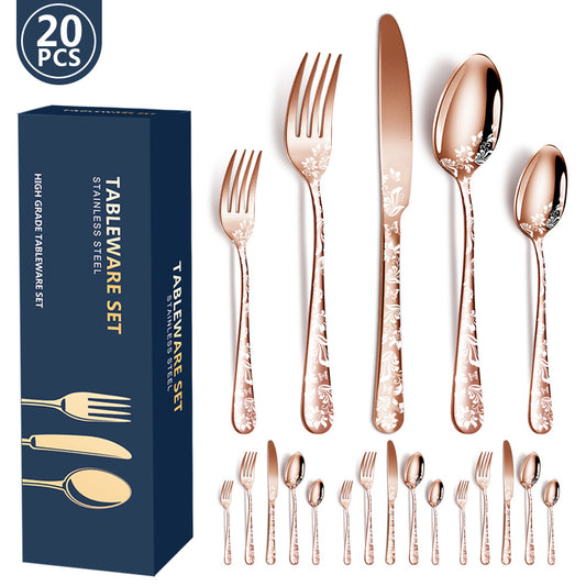 stainless tableware