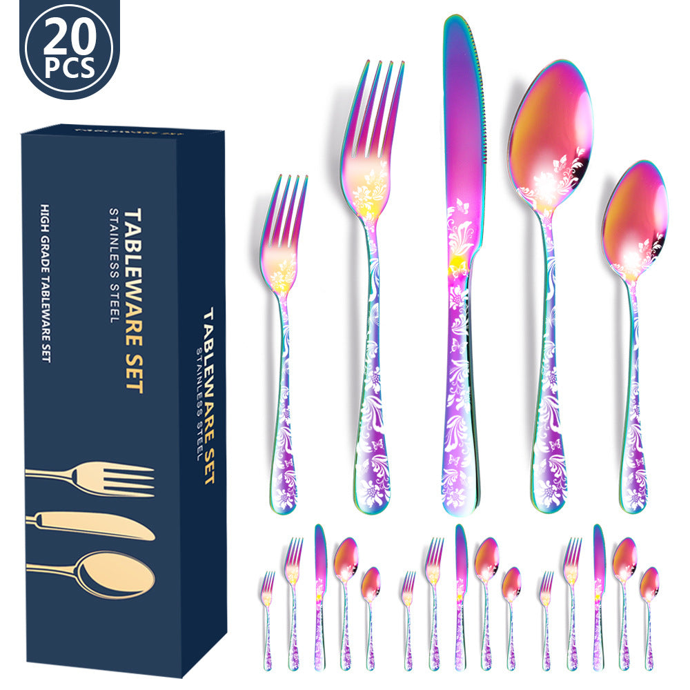 stainless tableware