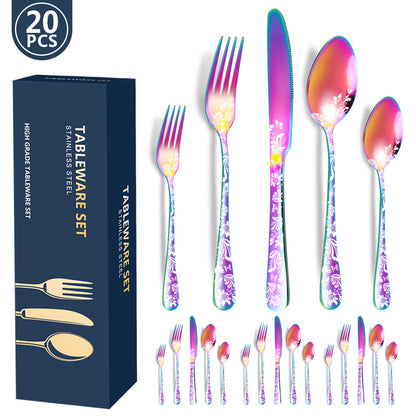 stainless tableware