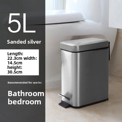 Stainless Trash Bin
