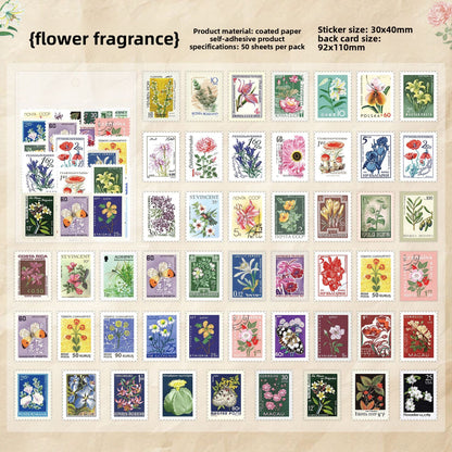 Stamp journal stickers