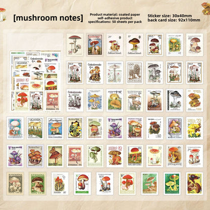 Stamp journal stickers