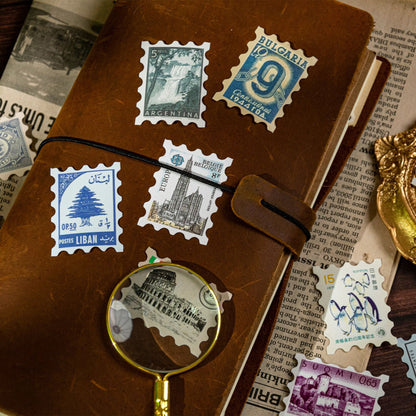 Stamp journal stickers