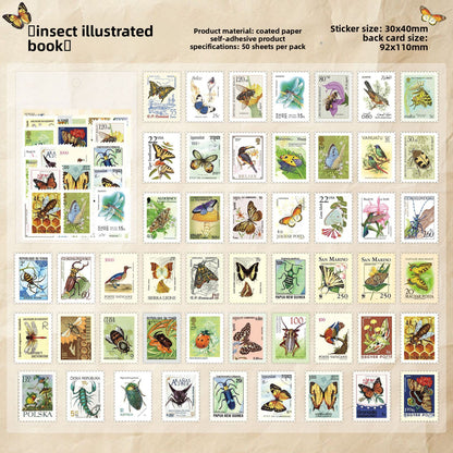 Stamp journal stickers