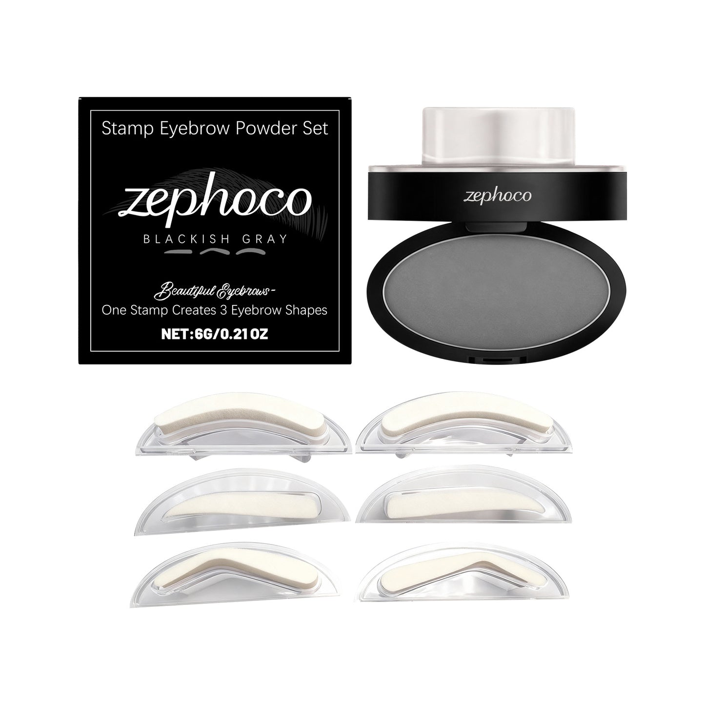 Stamp Waterproof Eyebrow Powder Set