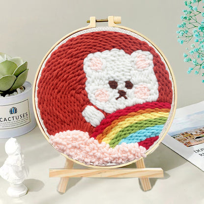 Stamping embroidery diy material bag