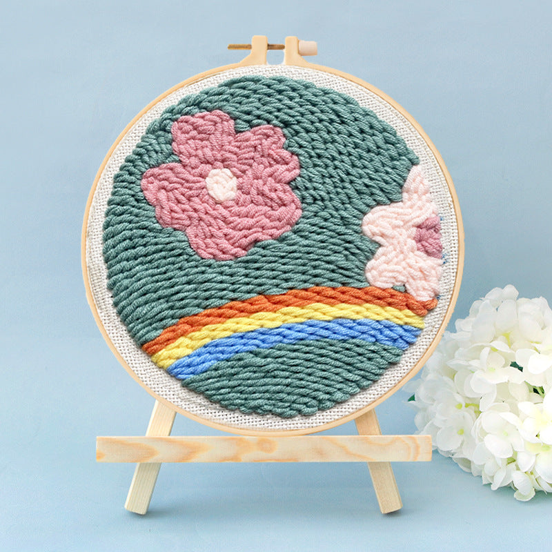 Stamping embroidery diy material bag