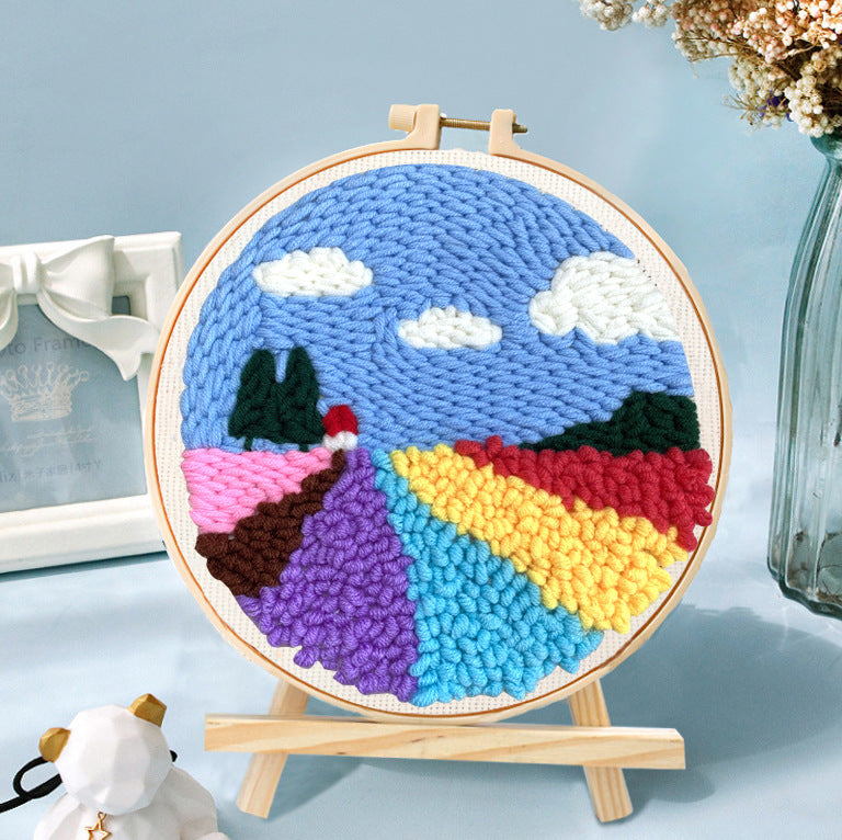 Stamping embroidery diy material bag