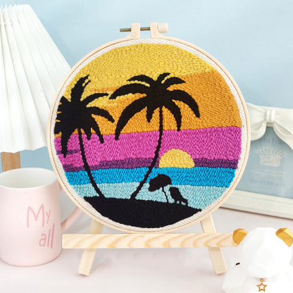 Stamping embroidery diy material bag