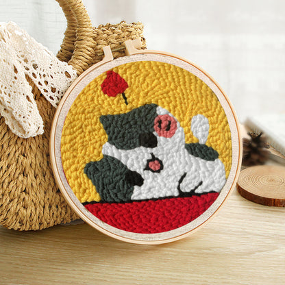 Stamping embroidery diy material bag