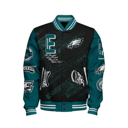 Standing collar baseball jacket