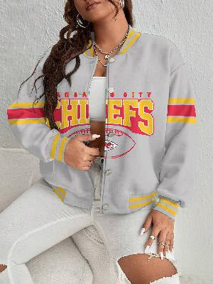 Standing collar baseball jacket