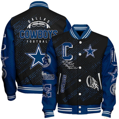 Standing collar baseball jacket