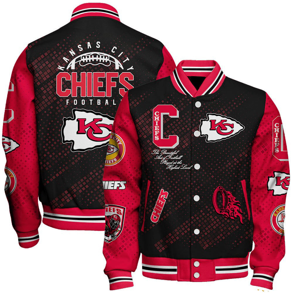 Standing collar baseball jacket