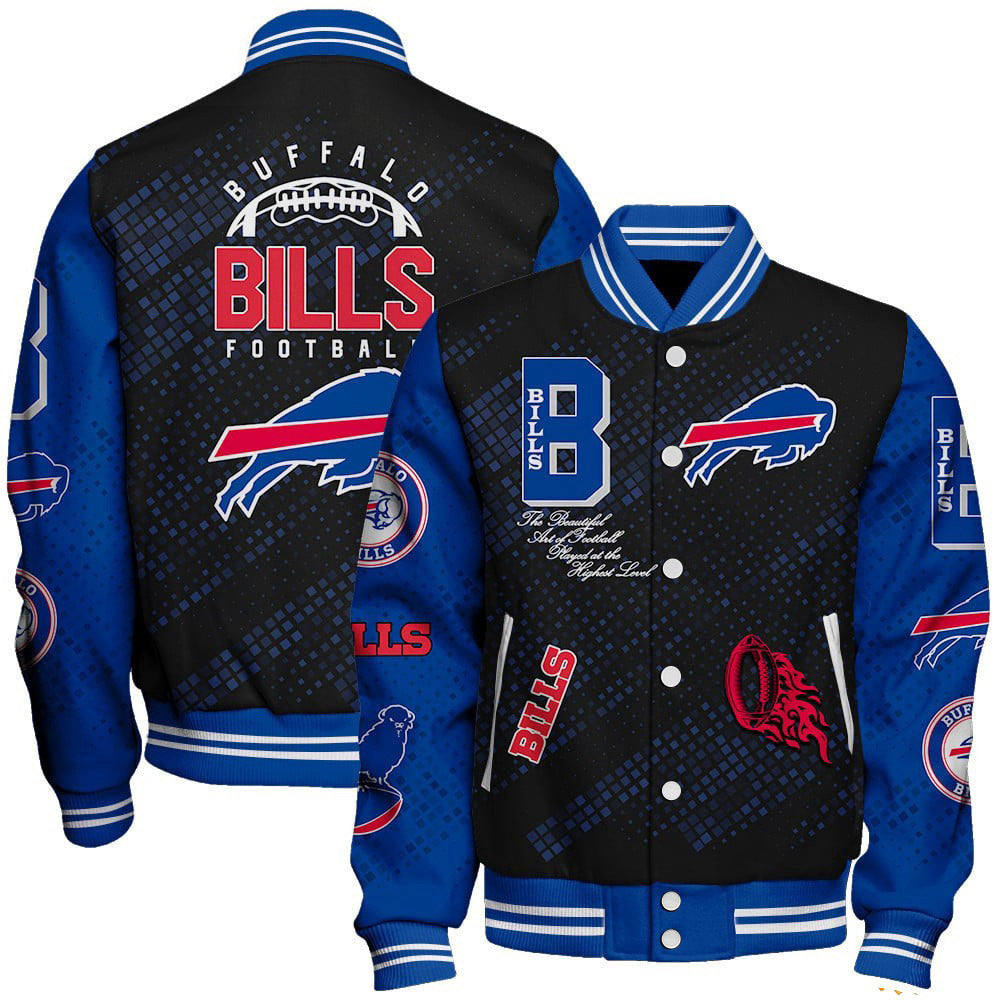 Standing collar baseball jacket