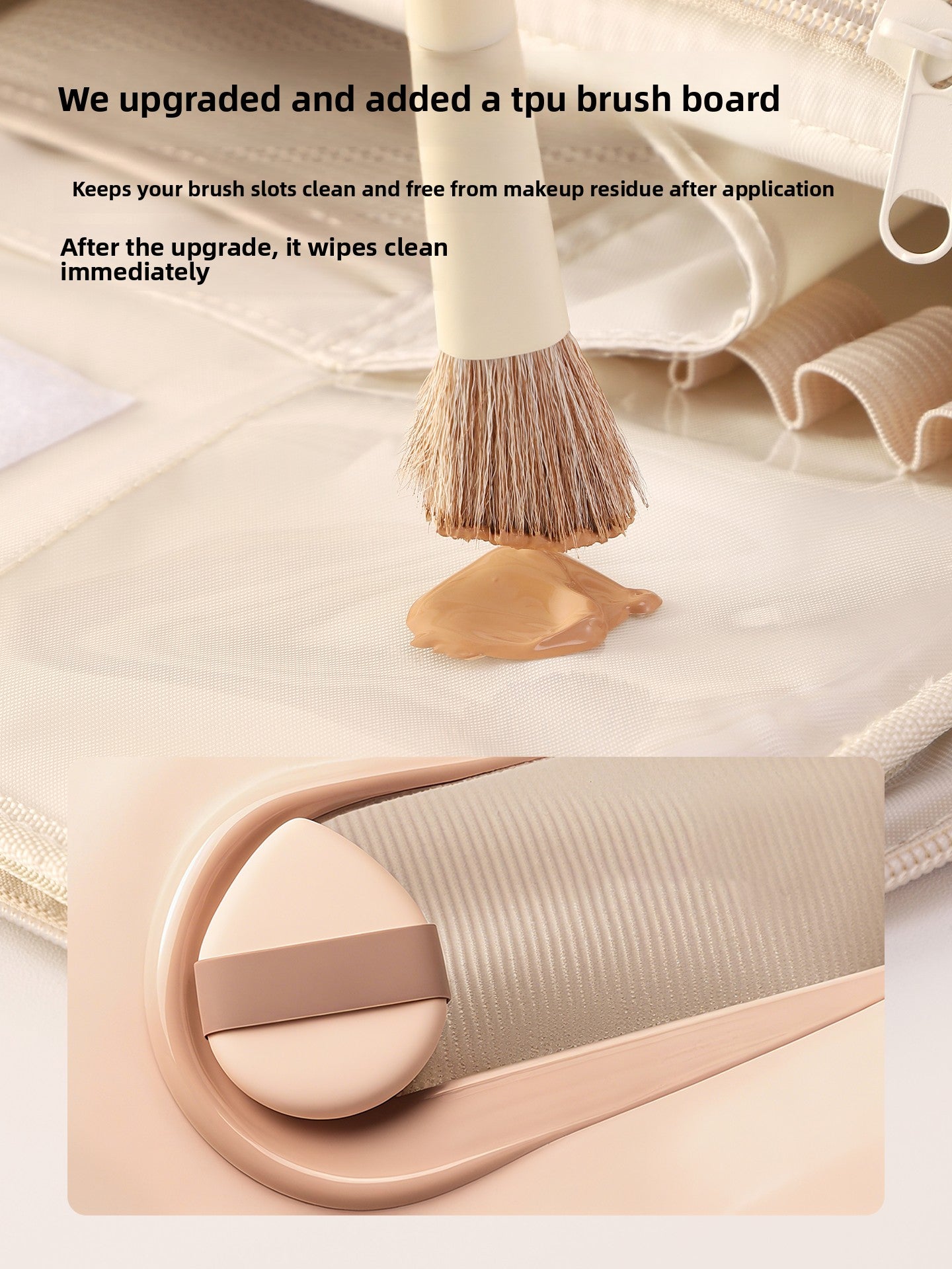 Standing Makeup Bag