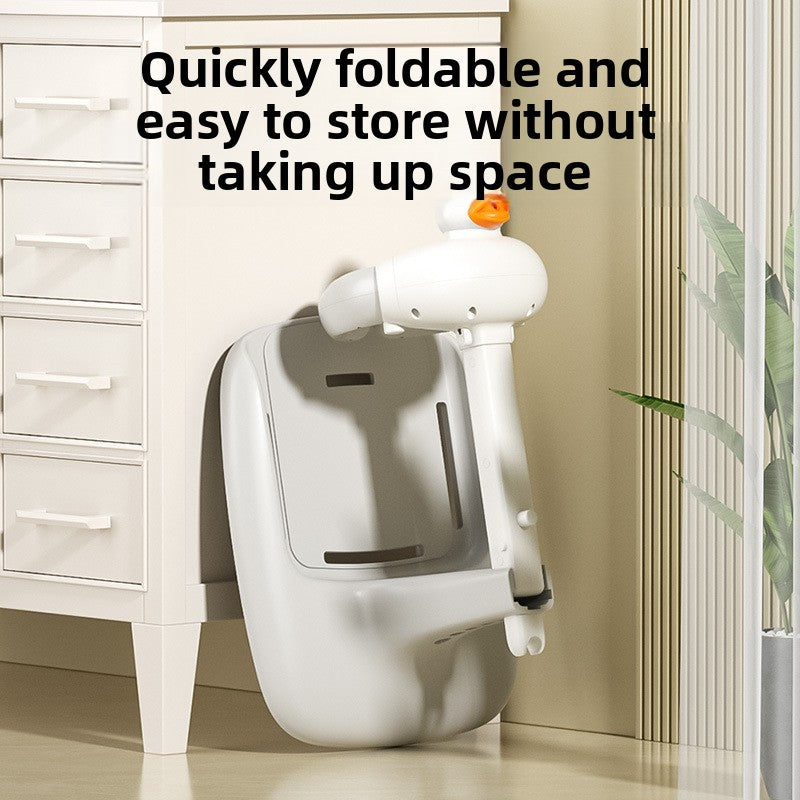 Standing shower stand