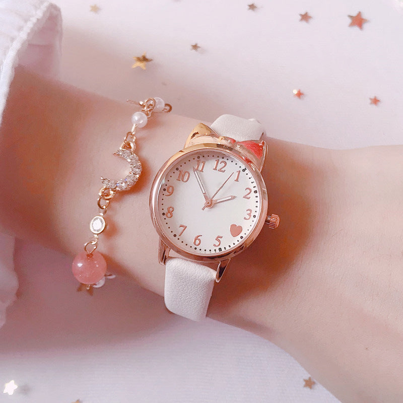 Star and Moon Bracelet Quartz Watch