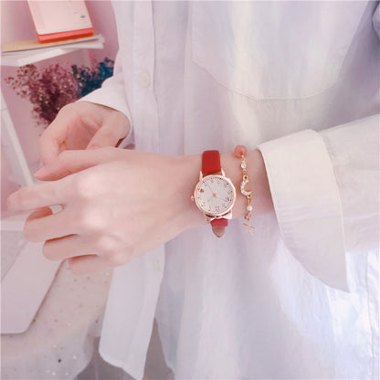 Star and Moon Bracelet Quartz Watch