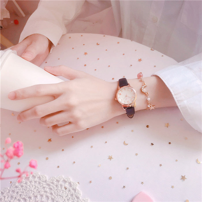 Star and Moon Bracelet Quartz Watch