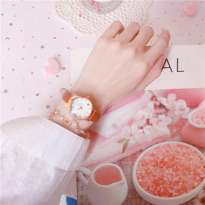 Star and Moon Bracelet Quartz Watch