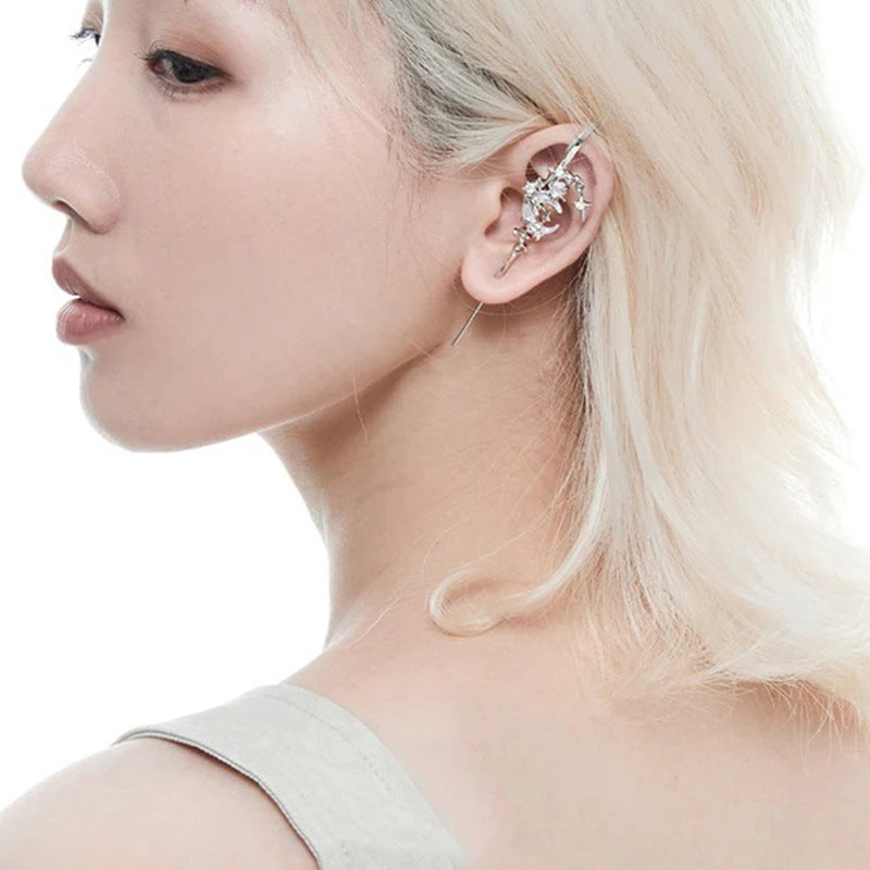 Star and Moon Earrings