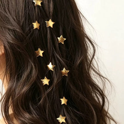 Star Hair Clip Metal Alloy Hairpin